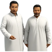 boys standing by the car sticker