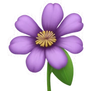 Flower sticker