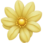 cute yellow flower emoji sticker
