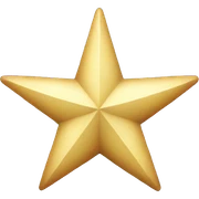 christmas star sticker