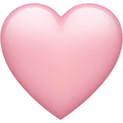 Light pink heart sticker