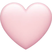 Pastel pink heart  sticker