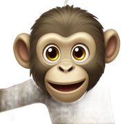 Monkey sticker