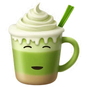 matcha latte sticker