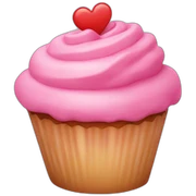 Cupcake san valentín sticker