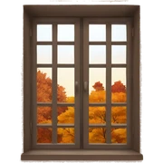 autumn window sticker