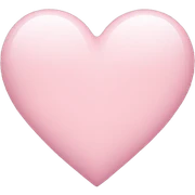 Light pink heart sticker