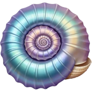 A beatyful shell sticker
