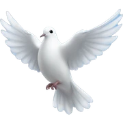 Dove blue  sky sticker