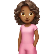little girl sticker