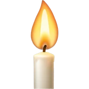 christmas candle sticker