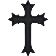 goth cross sticker