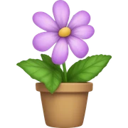 Summer flower sticker
