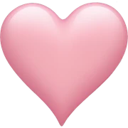 Light pink heart sticker