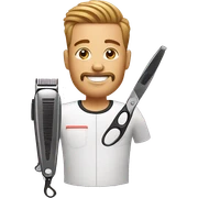 BARBER CLIPPERS sticker