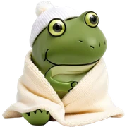 Cozy blanket sticker