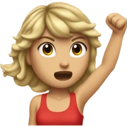 Taylor swift about to fight sticker