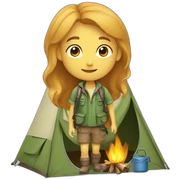 Camping  sticker