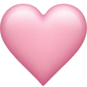Light pink heart sticker