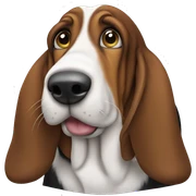 Basset hound sticker