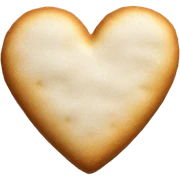 heart shaped biscuit sticker