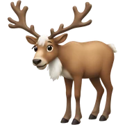 Reindeer sticker