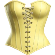 light Yellow Corset sticker