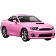 Pink car sticker