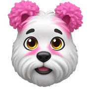 Pompones rosados  sticker