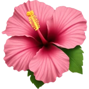 hibiscus flower sticker