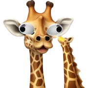 Giraffe vaping sticker