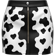 super realistic cow print mini skirt sticker