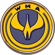 Wu-Tang Clan logo on a gold coin sticker