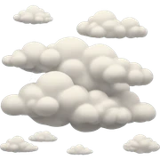 Clouds sticker