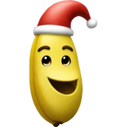 Banana santa sticker