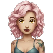 Girl-tattoo-master sticker