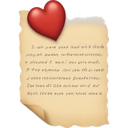 love note sticker