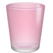 Light pink glass sticker