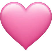 Pink heart sticker