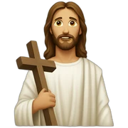 Jesus cross sticker