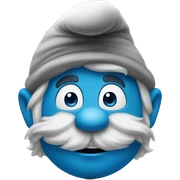 Smurf sticker