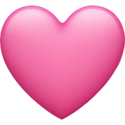 Pink heart sticker