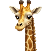 giraffe wearing hoodie sticker