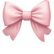 pastel pink bow sticker