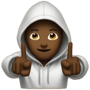 Gang sign sticker