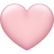 Light pink heart sticker