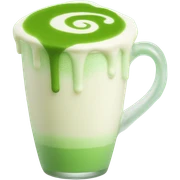 Matcha latte sticker