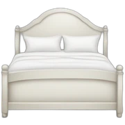 White bed sticker