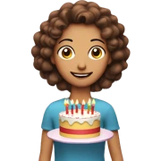 Birthday cake 14 sticker