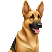 German shepard sticker